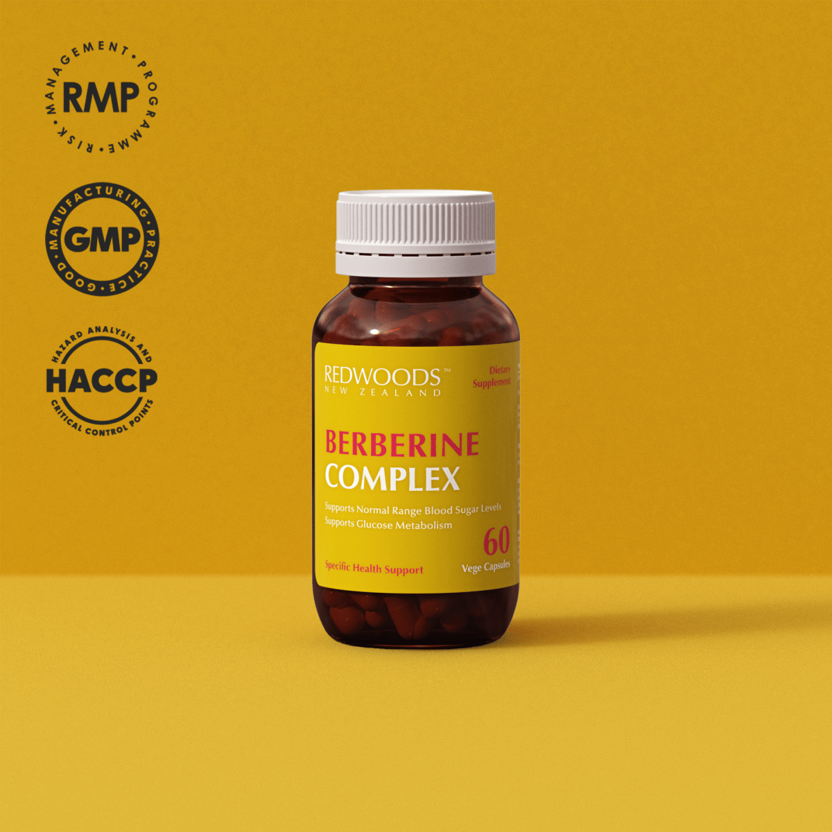 Berberine Complex 60 capsules - REDWOODSNZ