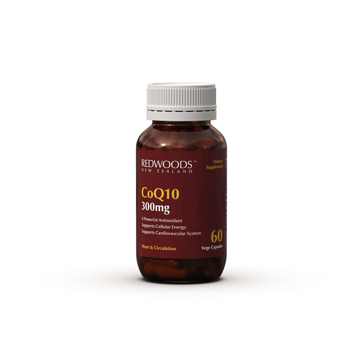 CoQ10 300mg_60caps - REDWOODSNZ
