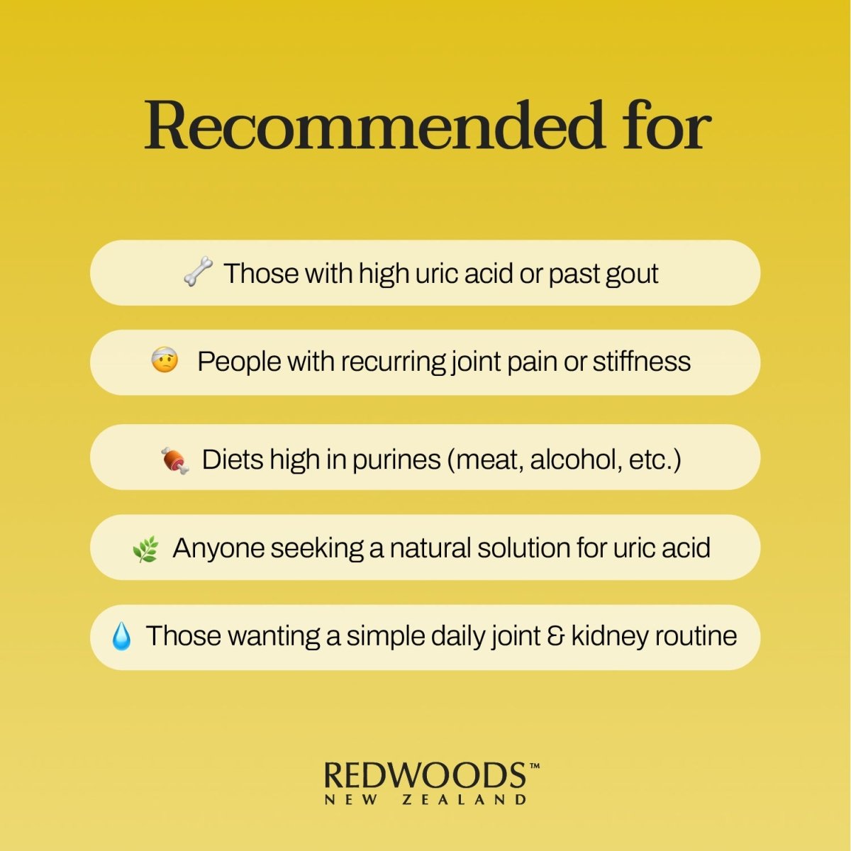 Uric Acid Balance 60 capsules - REDWOODSNZ