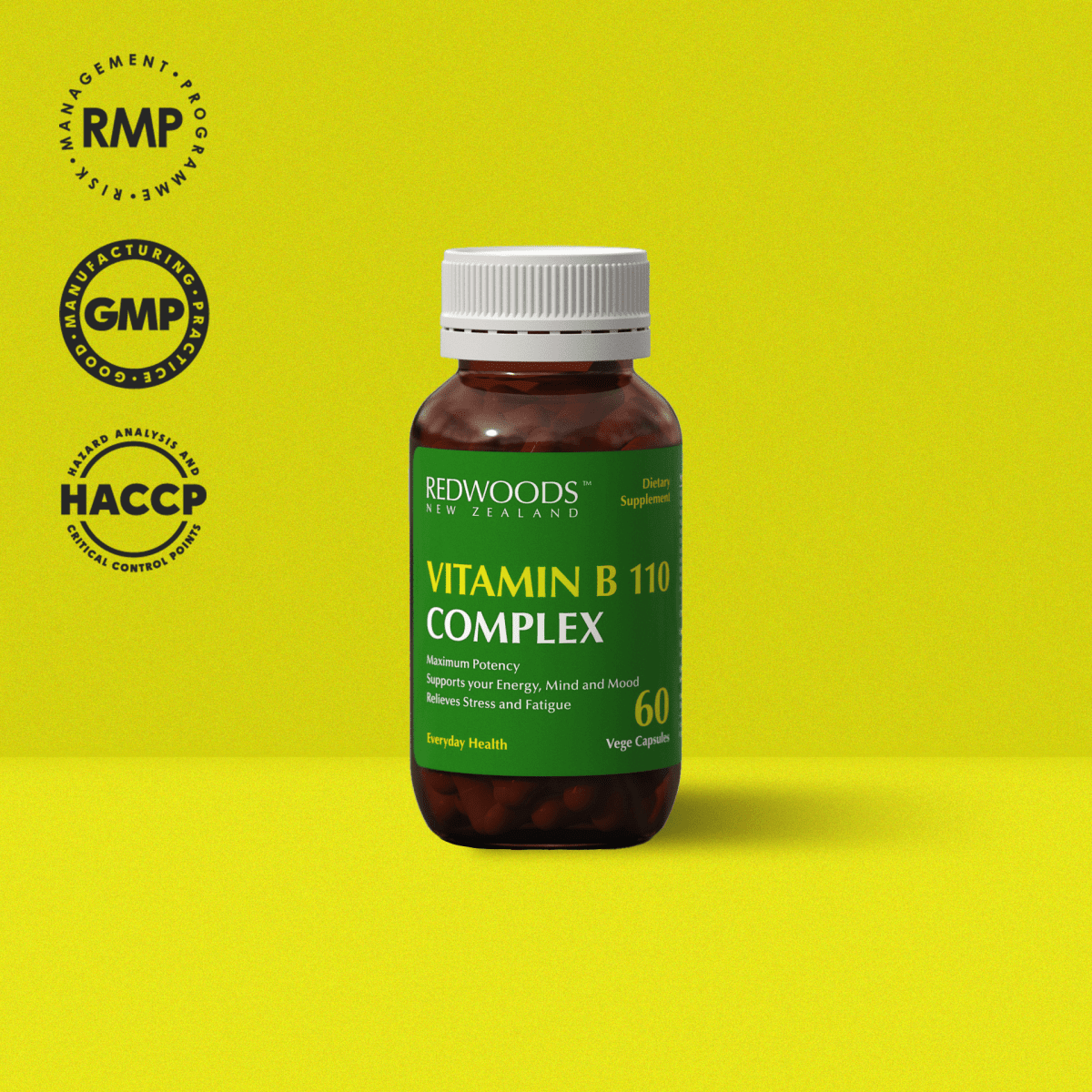 Vitamin B 110 Complex 60 capsules - REDWOODSNZ