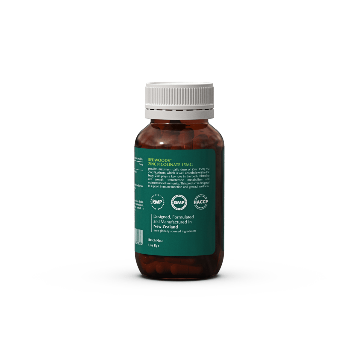 ZINC PICOLINATE 15mg_60caps - REDWOODSNZ
