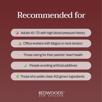 Blood Pressure Care 60 capsules - REDWOODSNZ