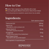 COQ10 300mg 60 capsules - REDWOODSNZ
