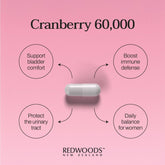 Cranberry 60,000 60 capsules - REDWOODSNZ