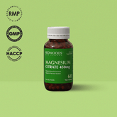 Magnesium Citrate 60, 120 capsules - REDWOODSNZ