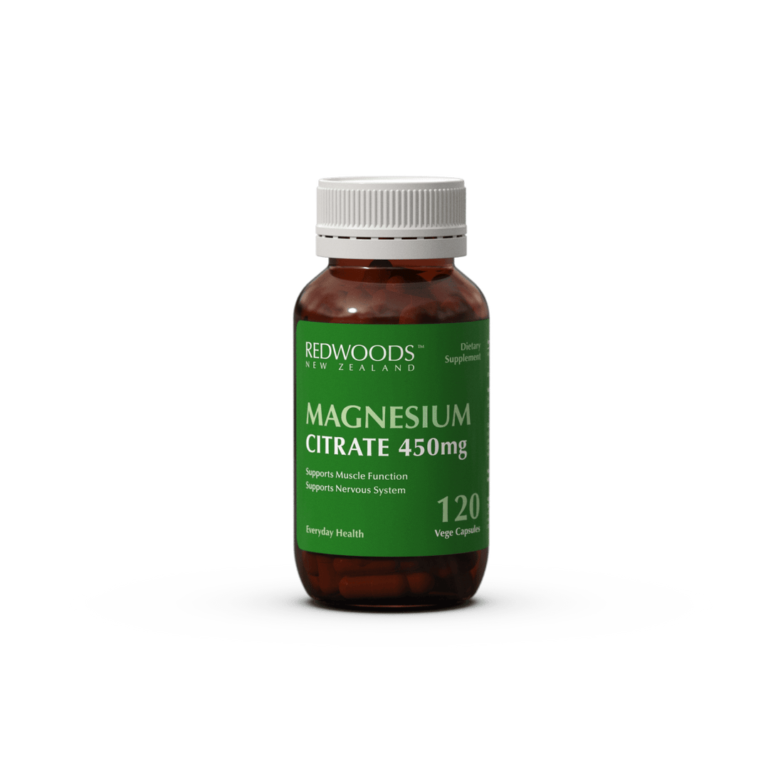 Magnesium Citrate 60, 120 capsules - REDWOODSNZ