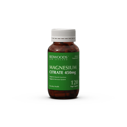 Magnesium Citrate 60, 120 capsules - REDWOODSNZ