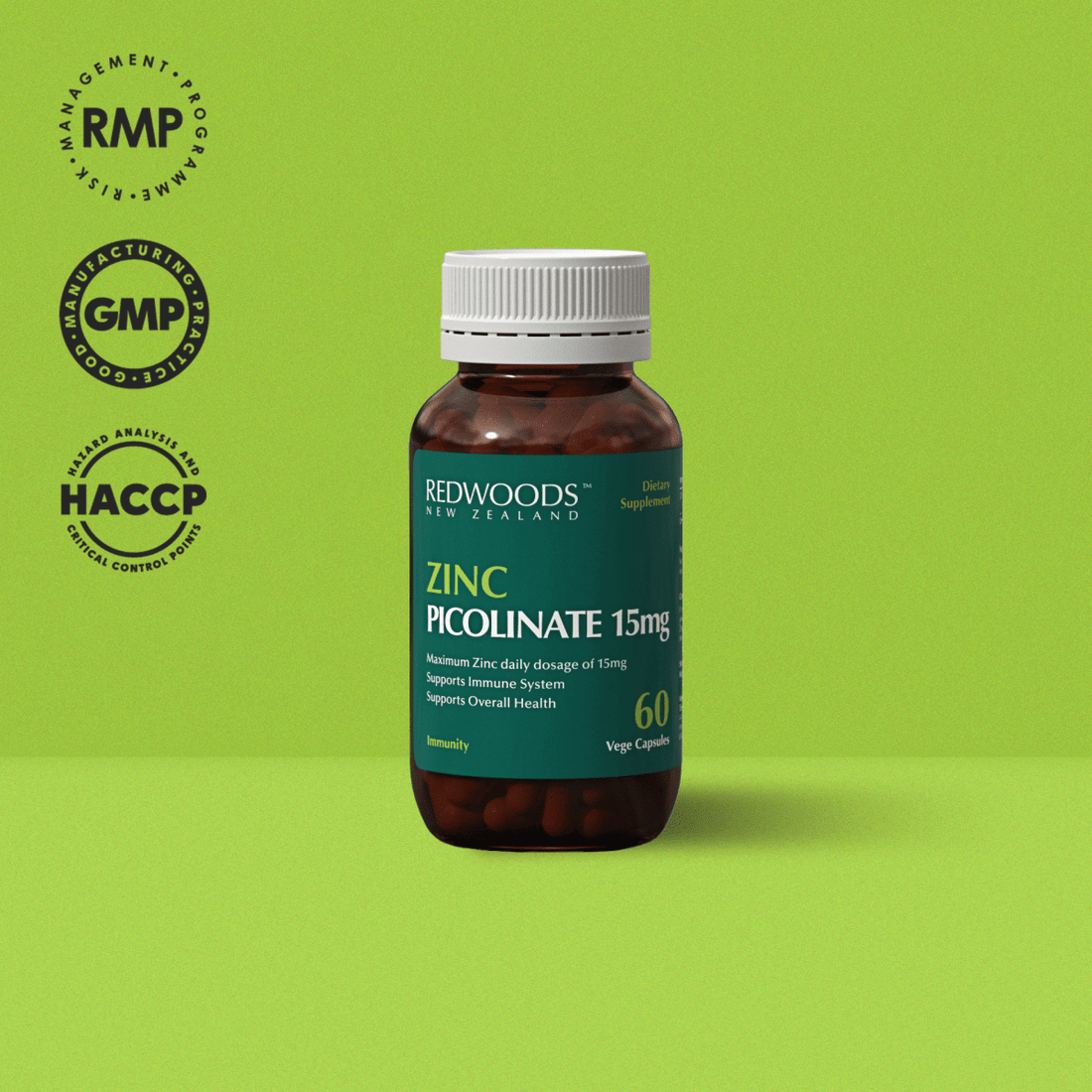 Zinc Picolinate 60 capsules - REDWOODSNZ